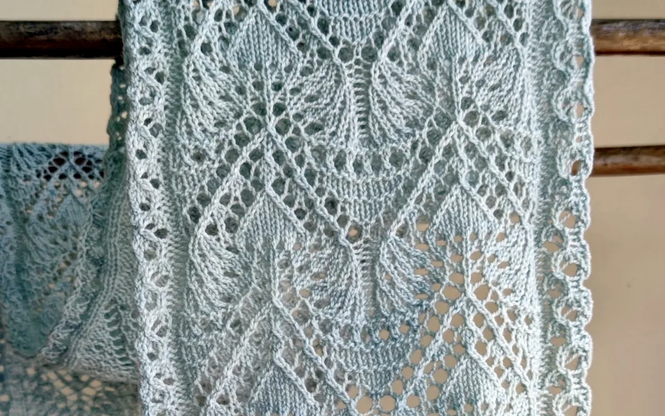 Fancy Leaves Scarf by Michael Harrigan
